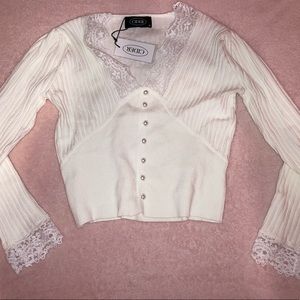 Lacy long sleeve top